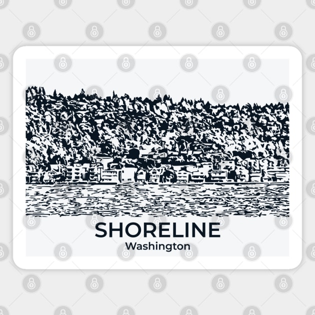 Shoreline - Washington Magnet by Lakeric